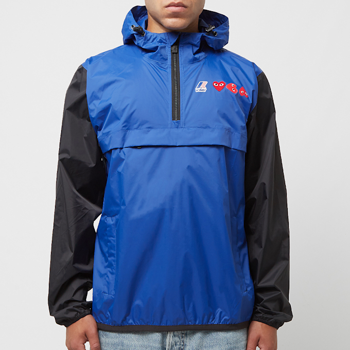 Comme des Garcons Play K-Way Half Zip Jacket blauw 80937 2