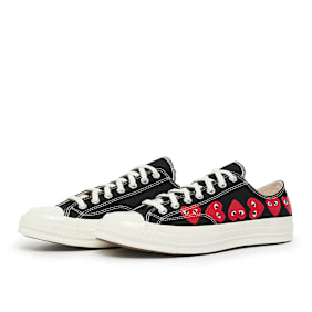 Comme des Garcons Play Multi Heart Chuck Taylor All Star '70 Low zwart