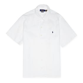 Polo Ralph Lauren Short Sleeve Sport Shirt (Linen) weiß