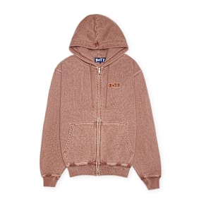 BoTT Pigment Dyed Zip Hoodie brown
