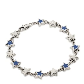TwoJeys Enameled Stars Bracelet argent