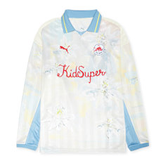 PUMA x KidSuper FC Red Bull Salzburg Longsleeve Retro Shirt beige
